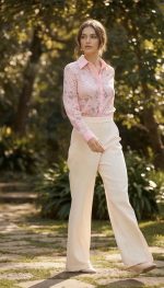Camisa Rosa de Renda Mochy - TU - Image 3