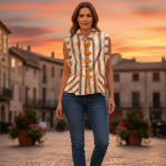 Elegante Top Oriente