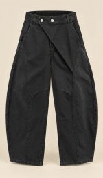 Jeans Cruzado na Cor Preto - Image 2