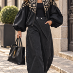 Jeans Cruzado na Cor Preto